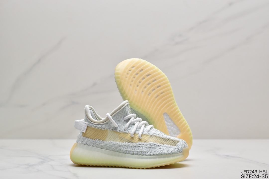 150 童鞋Adidas  阿迪达斯 Yeezy Boost 350V2  椰子爆米花童鞋运动跑鞋