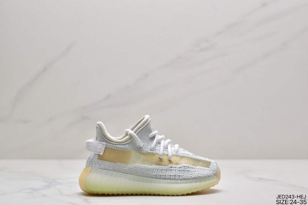 150 童鞋Adidas  阿迪达斯 Yeezy Boost 350V2  椰子爆米花童鞋运动跑鞋