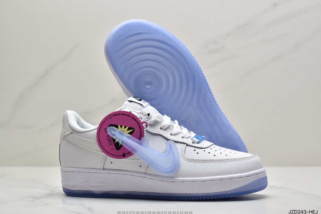 140 Nike Wmns Air Force 1 ’07 Low”UV White/University Blue Pack”空军一号经典低帮百搭休闲运动板鞋DA8301-100