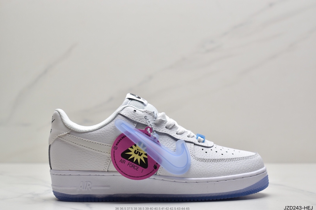 140 Nike Wmns Air Force 1 ’07 Low”UV White/University Blue Pack”空军一号经典低帮百搭休闲运动板鞋DA8301-100