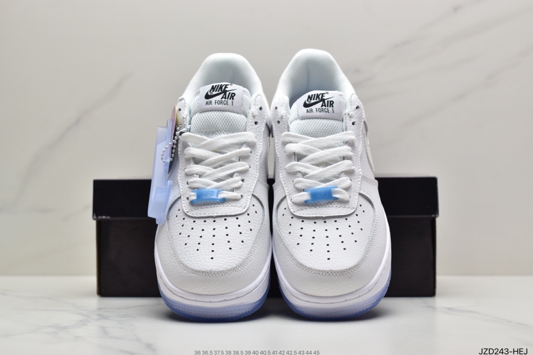 140 Nike Wmns Air Force 1 ’07 Low”UV White/University Blue Pack”空军一号经典低帮百搭休闲运动板鞋DA8301-100