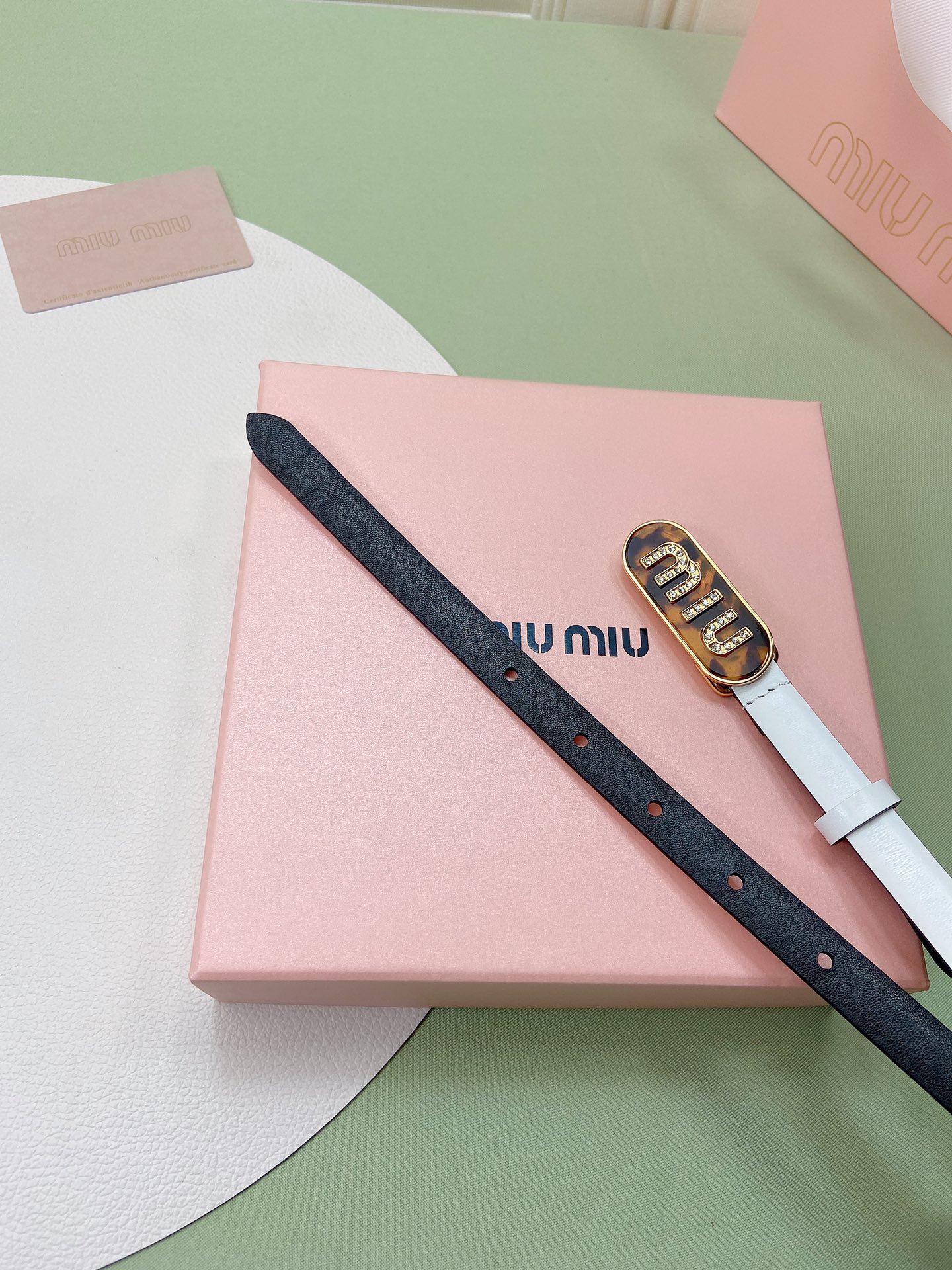 miumiu新款同步1.5cm宽度皮