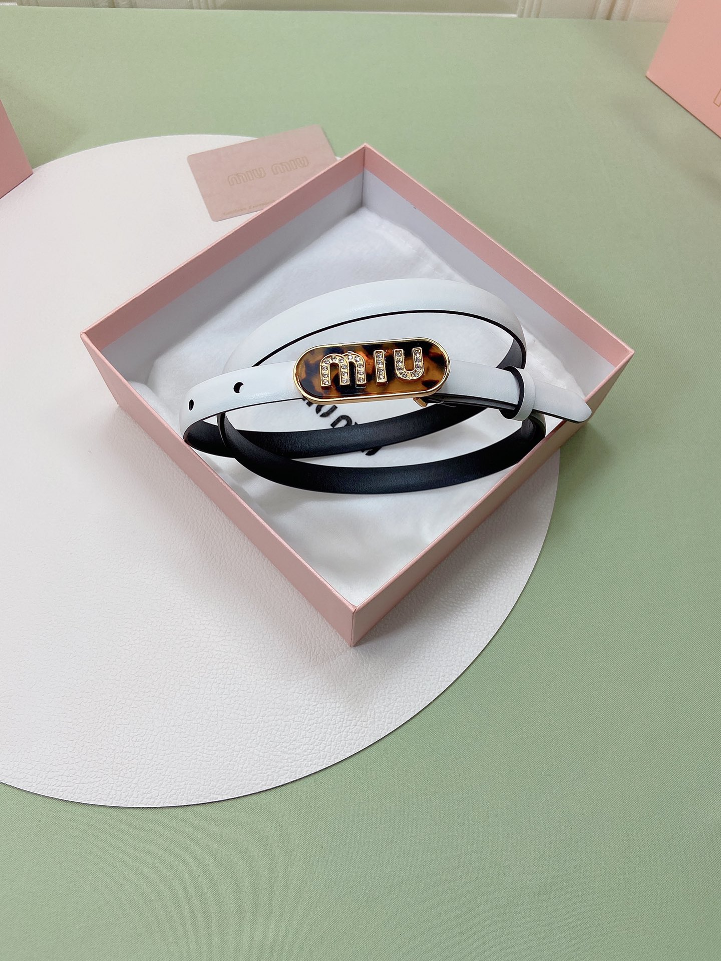 miumiu新款同步1.5cm宽度皮
