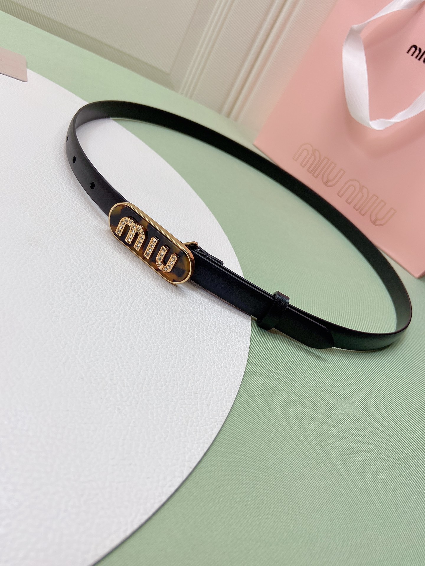 miumiu新款同步1.5cm宽度皮