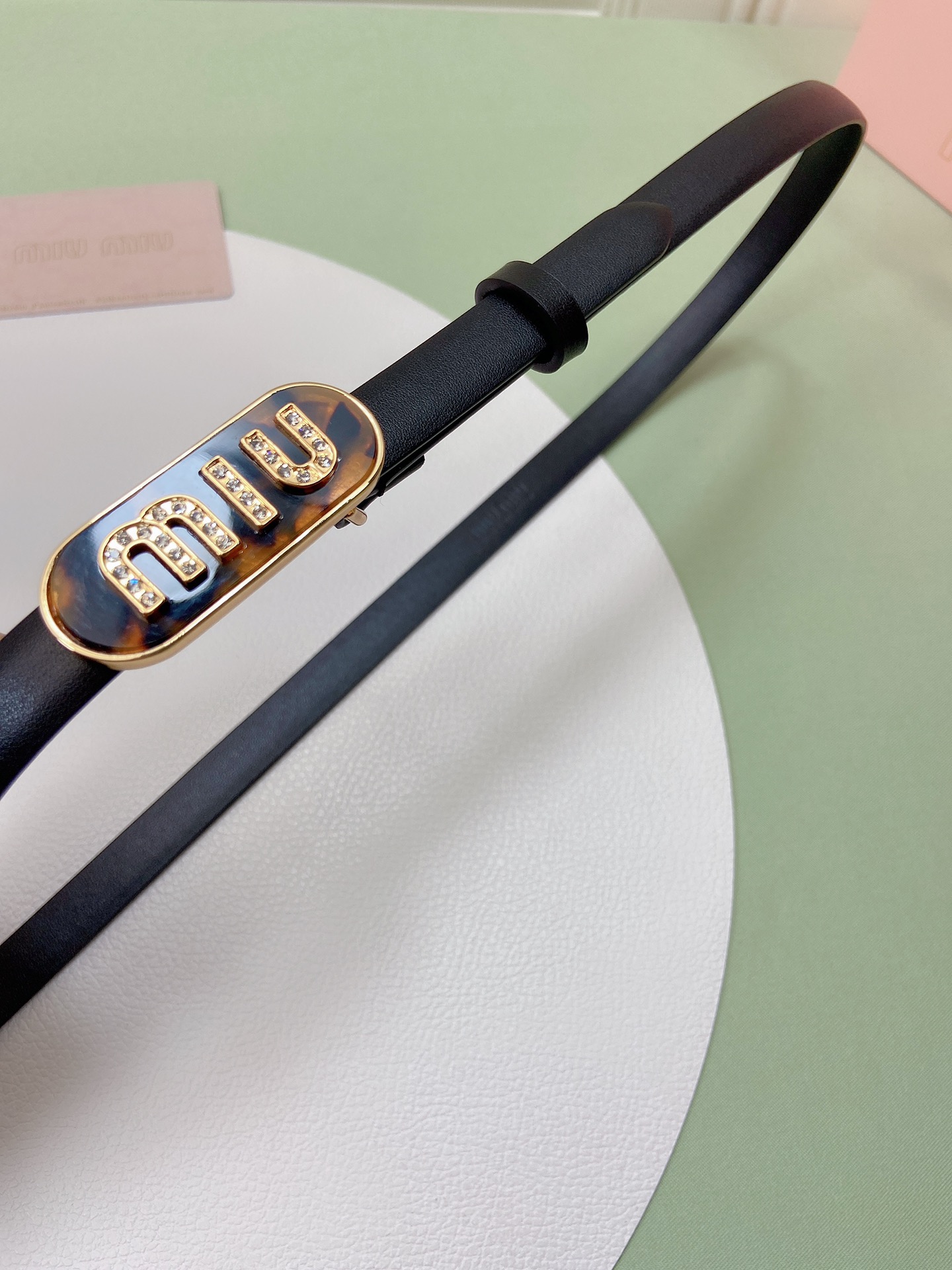 miumiu新款同步1.5cm宽度皮