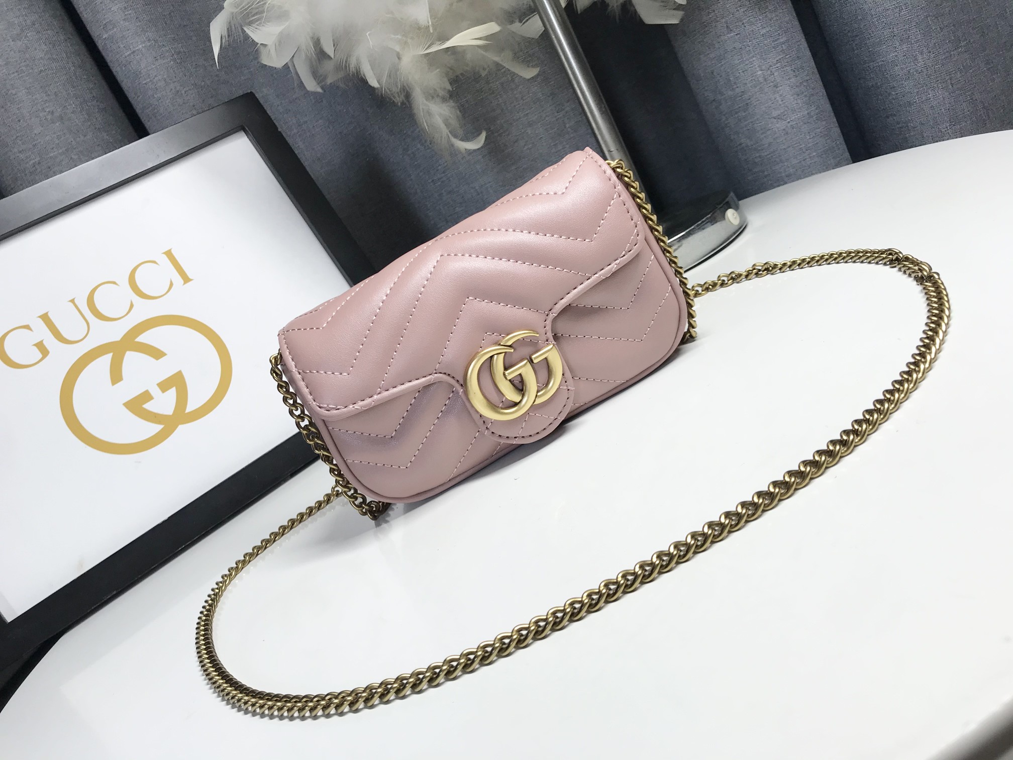 G家ミニチェーンバッグ - 柔らかい構造と真皮の高品質