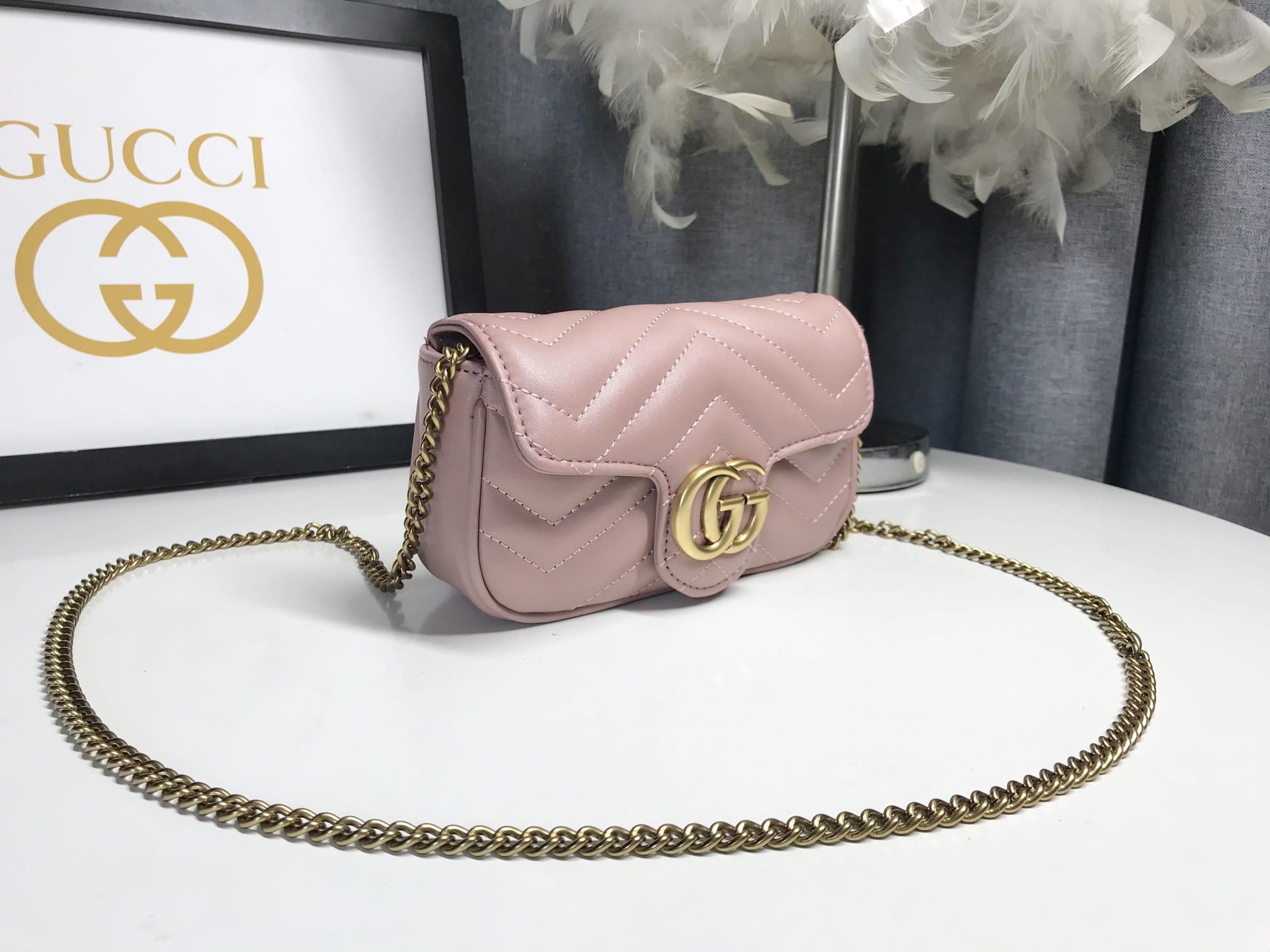 G家ミニチェーンバッグ - 柔らかい構造と真皮の高品質