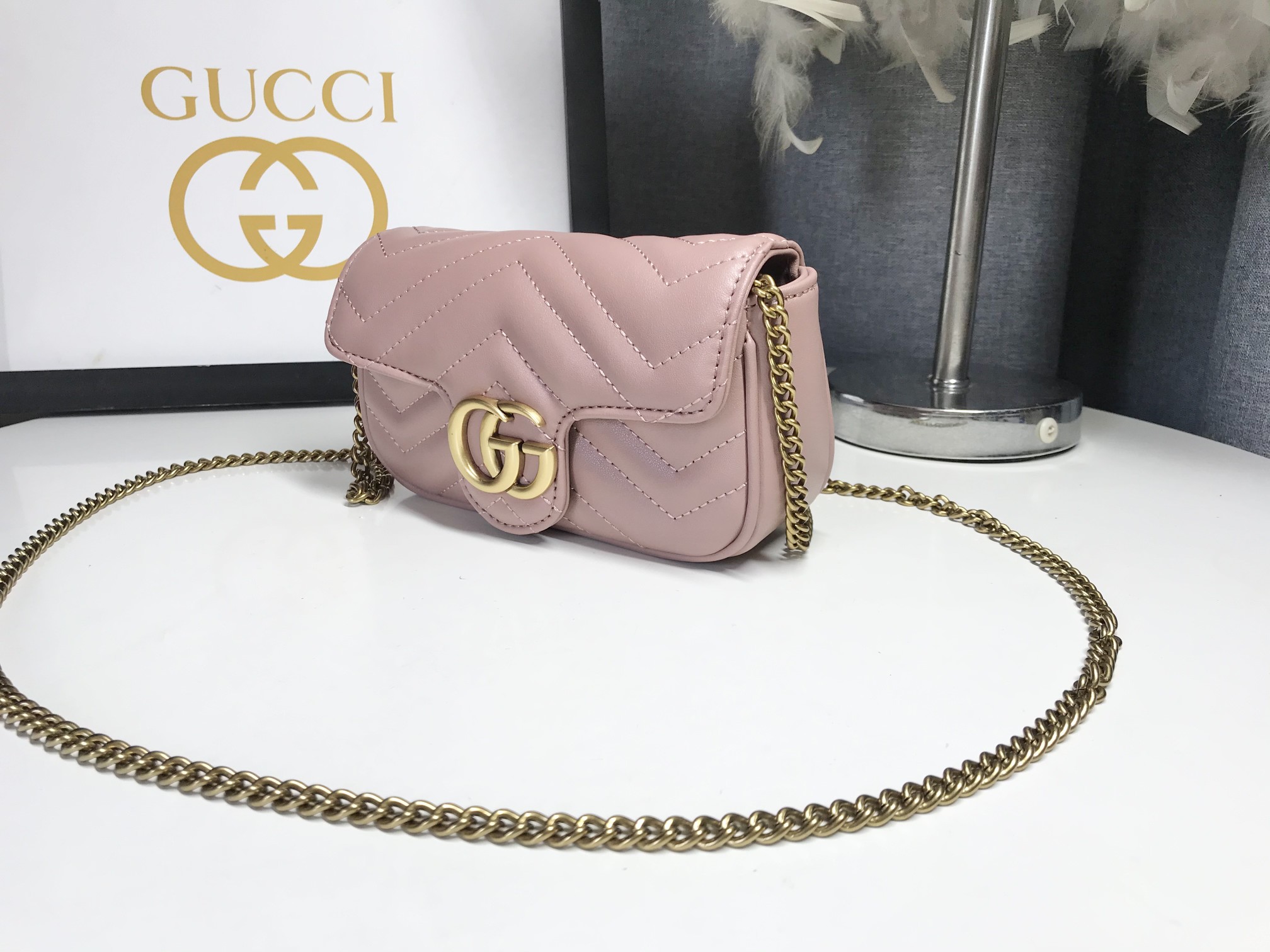 G家ミニチェーンバッグ - 柔らかい構造と真皮の高品質