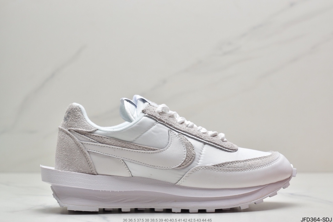 170 Fragment Design x Sacai x LDWaffle 联名解构重叠设计前卫华夫走秀休闲运动鞋DH2684-001