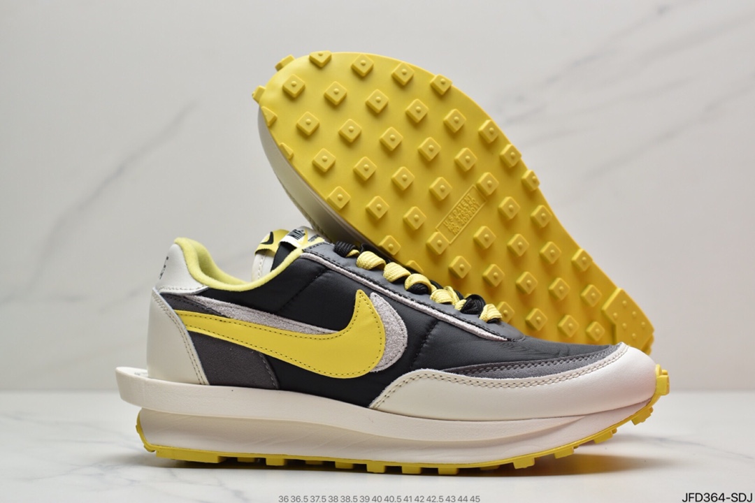 170 Fragment Design x Sacai x LDWaffle 联名解构重叠设计前卫华夫走秀休闲运动鞋DH2684-001