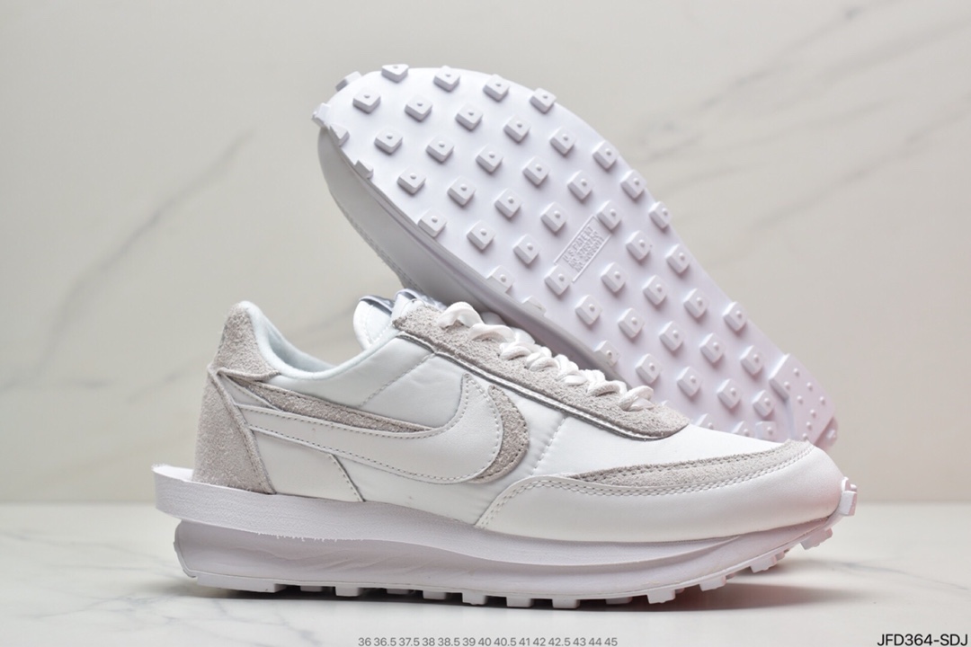 170 Fragment Design x Sacai x LDWaffle 联名解构重叠设计前卫华夫走秀休闲运动鞋DH2684-001