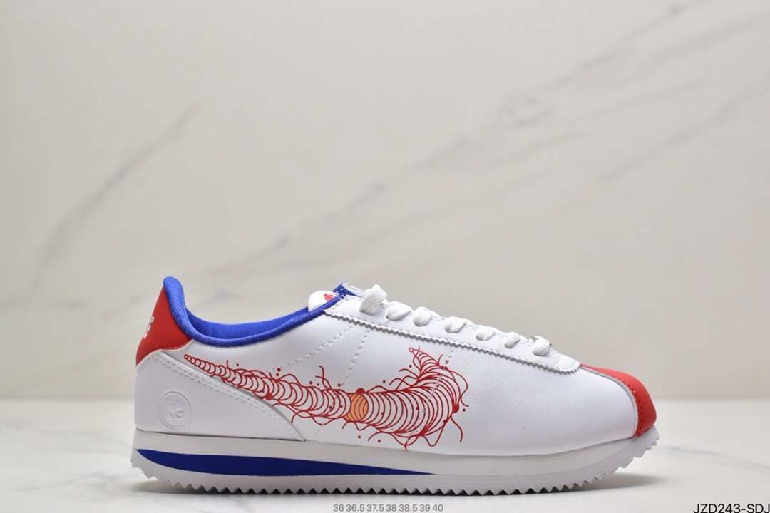 140 耐克阿甘鞋 NIKE CLASSIC CORTEZ NYLON 皮面 807472-103