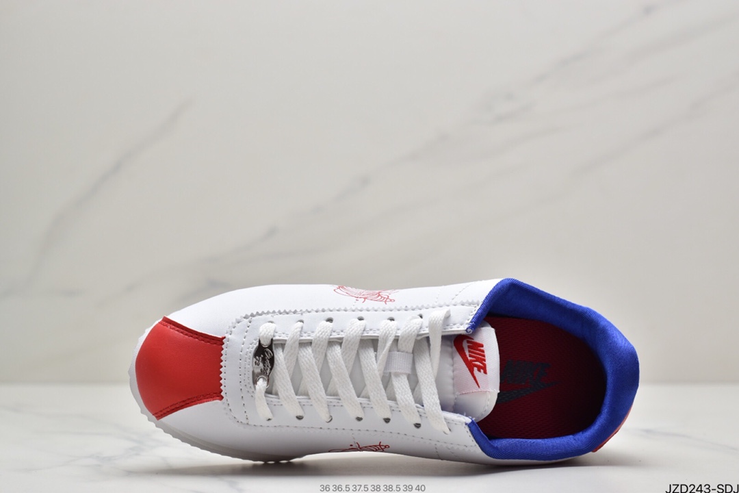 140 耐克阿甘鞋 NIKE CLASSIC CORTEZ NYLON 皮面 807472-103