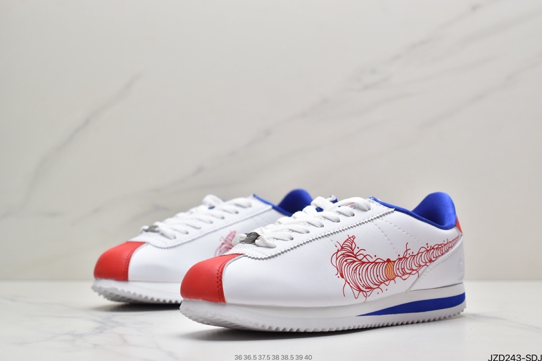 140 耐克阿甘鞋 NIKE CLASSIC CORTEZ NYLON 皮面 807472-103