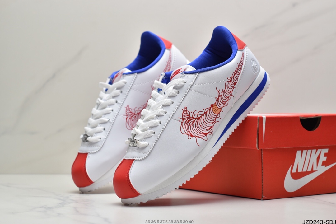 140 耐克阿甘鞋 NIKE CLASSIC CORTEZ NYLON 皮面 807472-103
