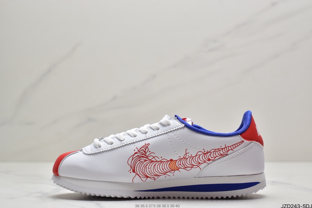 140 耐克阿甘鞋 NIKE CLASSIC CORTEZ NYLON 皮面 807472-103