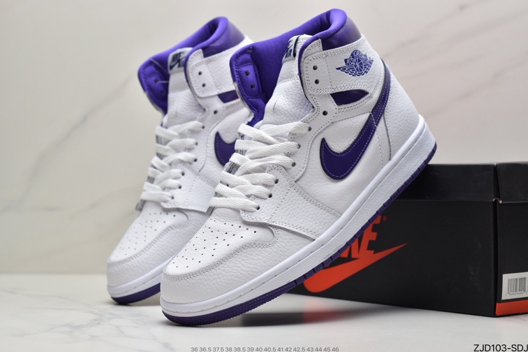 240 Air Jordan 1  “Court Purple”白紫整体CD0461-151