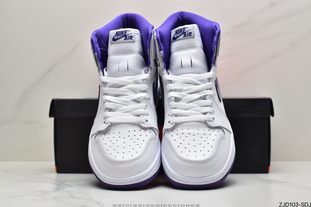 240 Air Jordan 1  “Court Purple”白紫整体CD0461-151