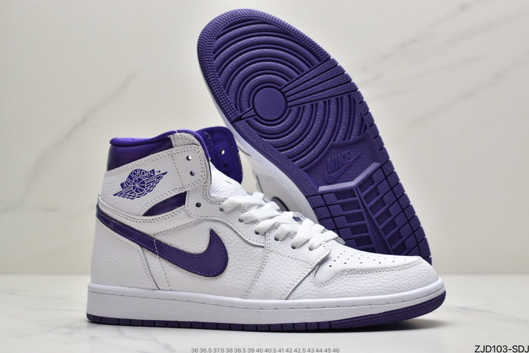 240 Air Jordan 1  “Court Purple”白紫整体CD0461-151