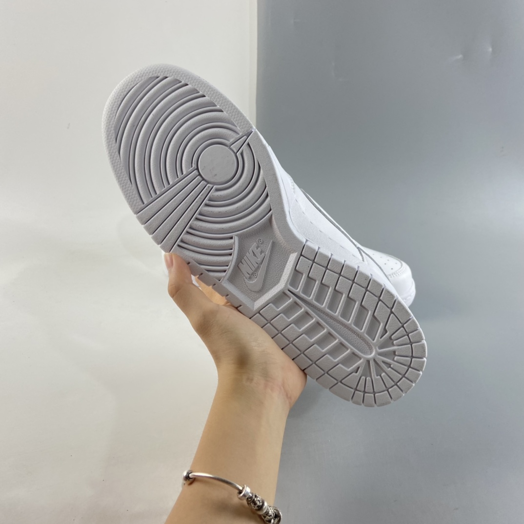P240  NIKE SB Dunk Low Prm 纯白配色SB扣碎篮板时尚休闲板鞋 DD1503-109
