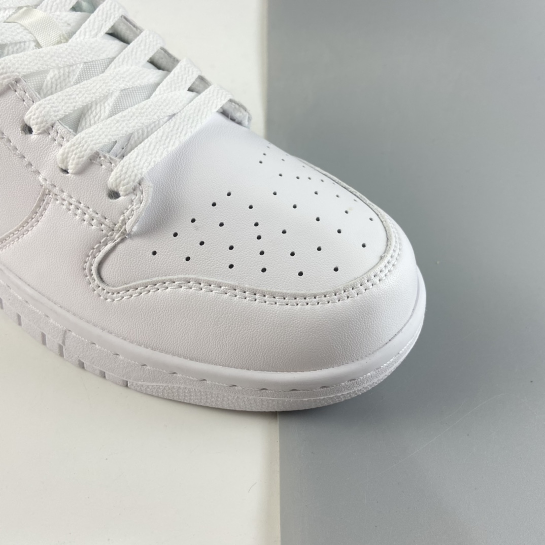 P240  NIKE SB Dunk Low Prm 纯白配色SB扣碎篮板时尚休闲板鞋 DD1503-109