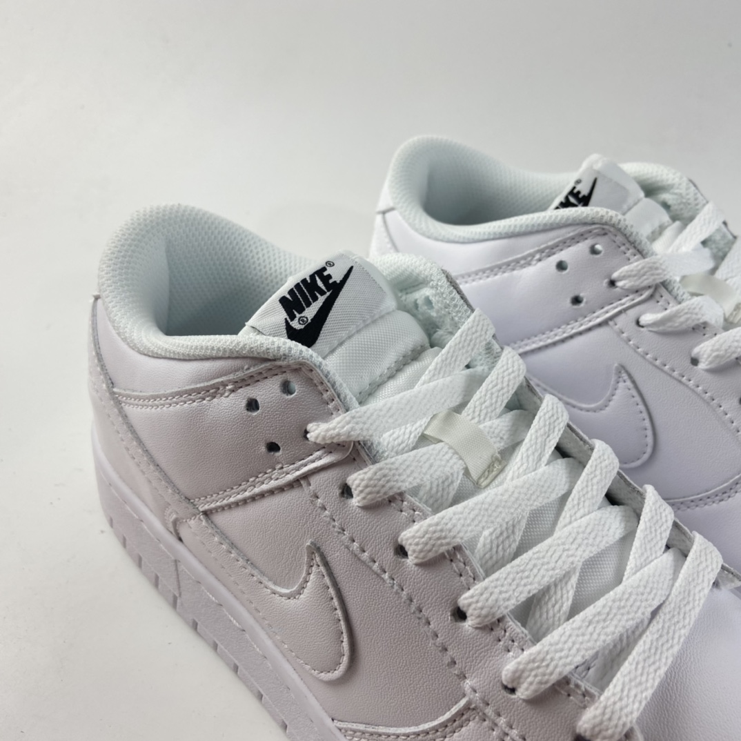 P240  NIKE SB Dunk Low Prm 纯白配色SB扣碎篮板时尚休闲板鞋 DD1503-109