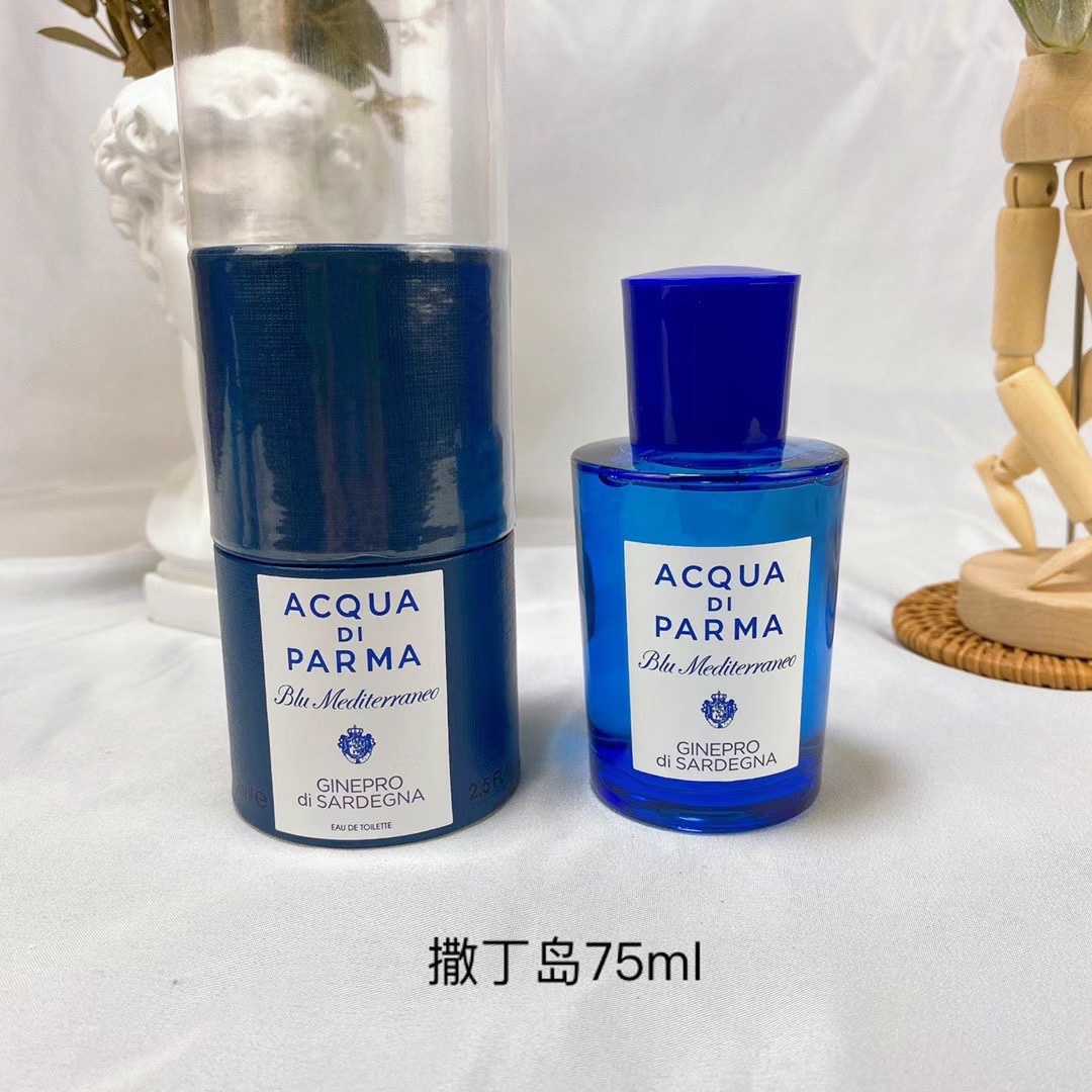 专柜版各💰78包邮
一比一帕尔玛蓝色地中海系列75ml！味道：陶尔米纳雪松，阿玛菲无花果，桃金娘加州桂，卡普里岛橙，西西里岛杏仁，撒丁岛松柏，利古里亚柑橘，佛手柑香柠檬，托斯卡纳柏树。