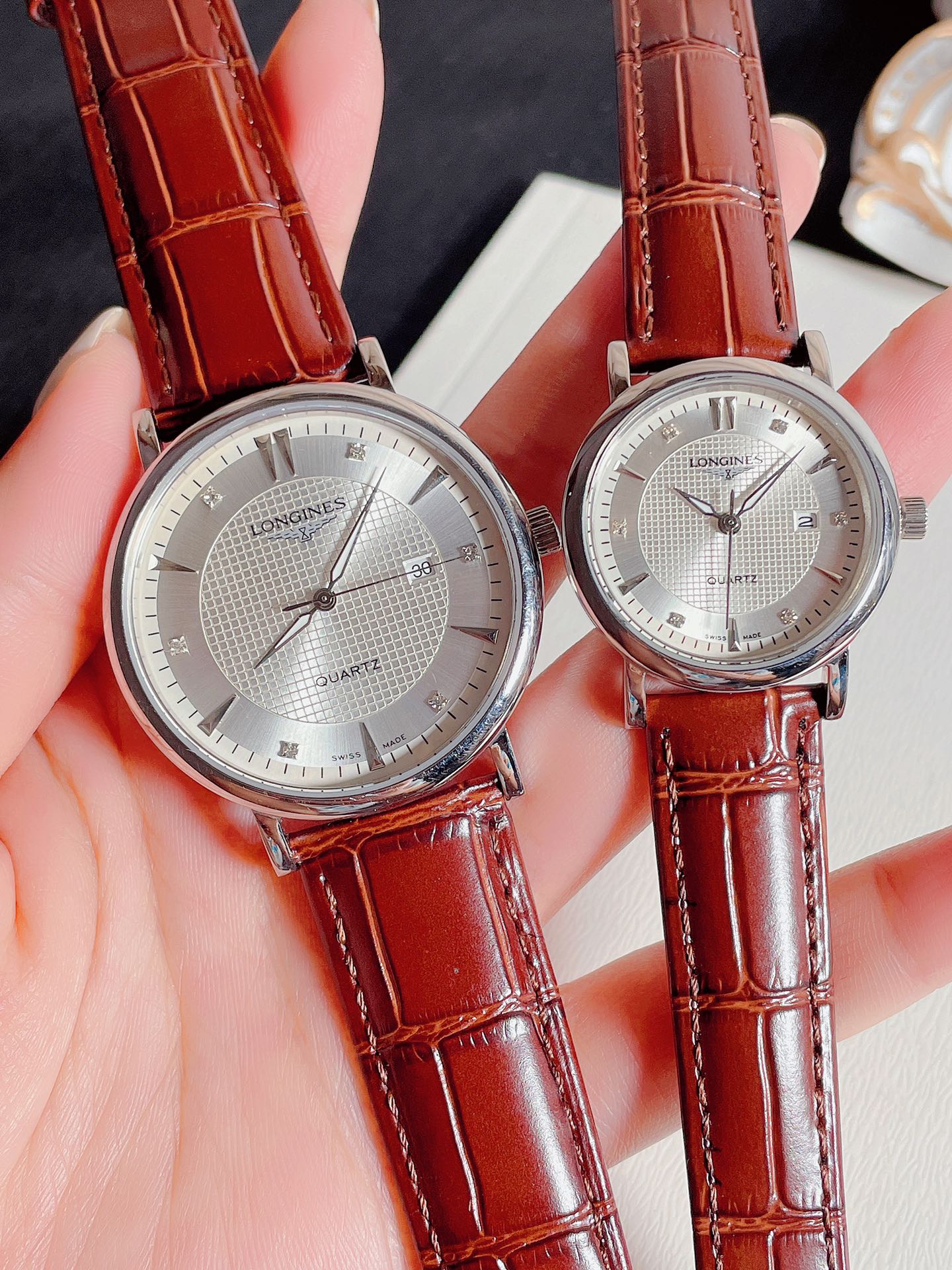 [LONGINES Watches]9527 steel stripsThe latest Longines Longines couple