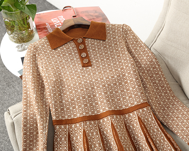 “High-Quality Women’s Wool Knit Suit in French Style for Autumn” - 图片 5