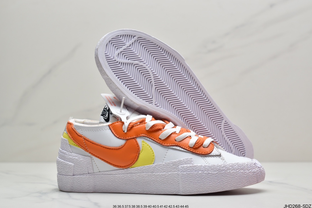 190 耐克Sacai x NIKE Blazer Low 耐克全新联名开拓者低帮休闲板鞋 DD1877-001