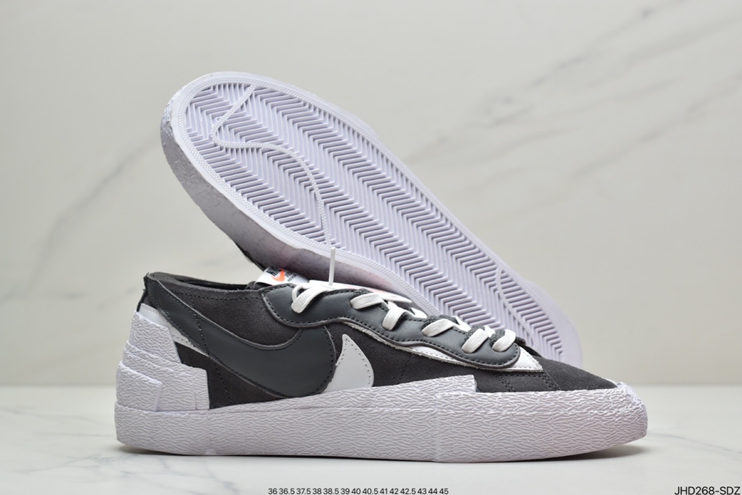 190 耐克Sacai x NIKE Blazer Low 耐克全新联名开拓者低帮休闲板鞋 DD1877-001