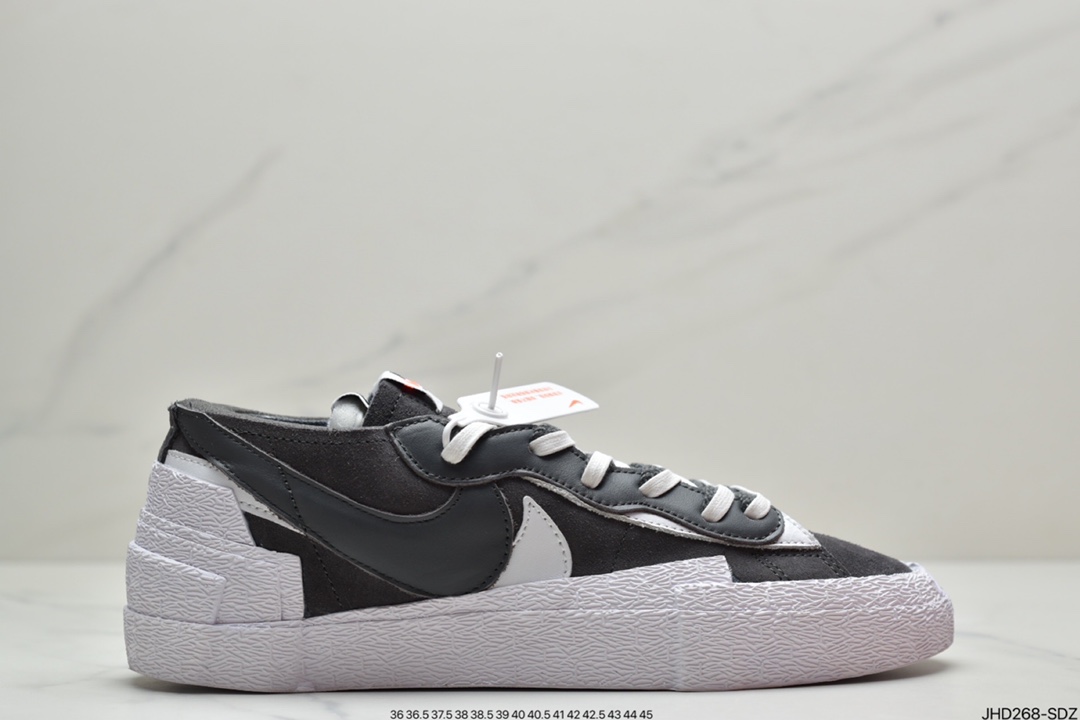 190 耐克Sacai x NIKE Blazer Low 耐克全新联名开拓者低帮休闲板鞋 DD1877-001