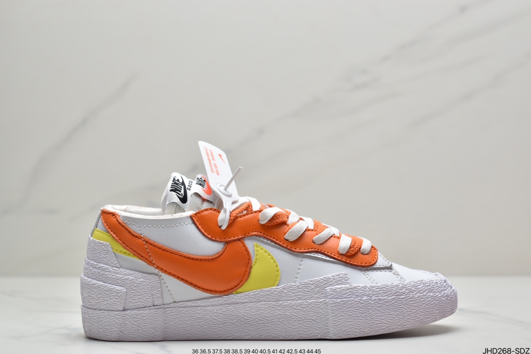 190 耐克Sacai x NIKE Blazer Low 耐克全新联名开拓者低帮休闲板鞋 DD1877-001