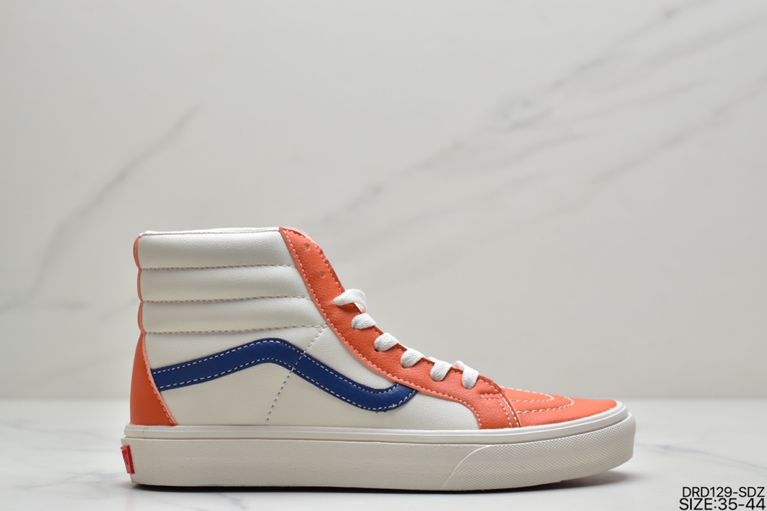 110  万斯Vans 汽水 撞色 经典系列- Sk8-Hi Slim -拼色撞色汽水系列皮面板鞋