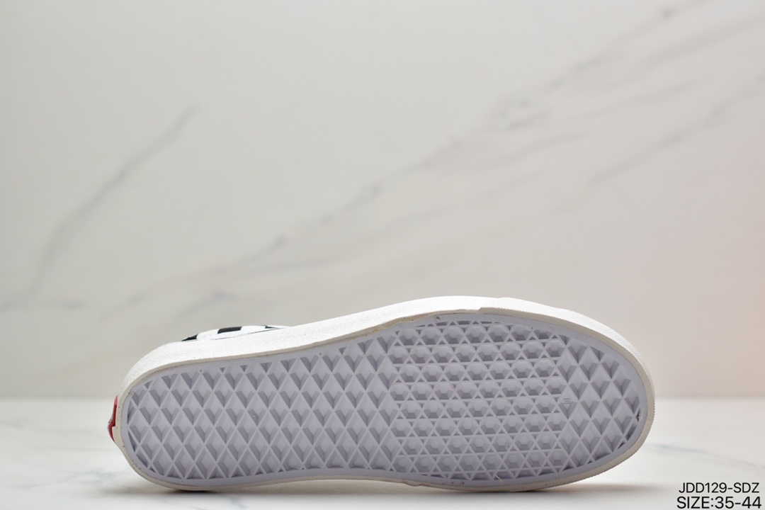 120 范斯VANS Bold Ni经典复古黑白低帮男女情侣款休闲帆布板鞋