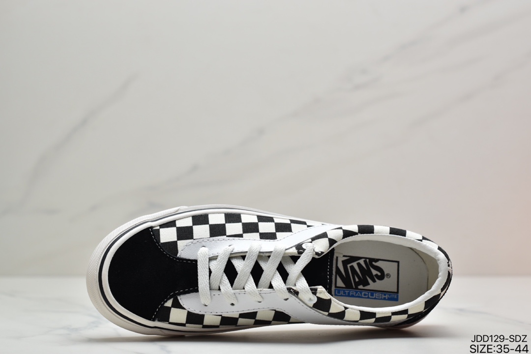120 范斯VANS Bold Ni经典复古黑白低帮男女情侣款休闲帆布板鞋