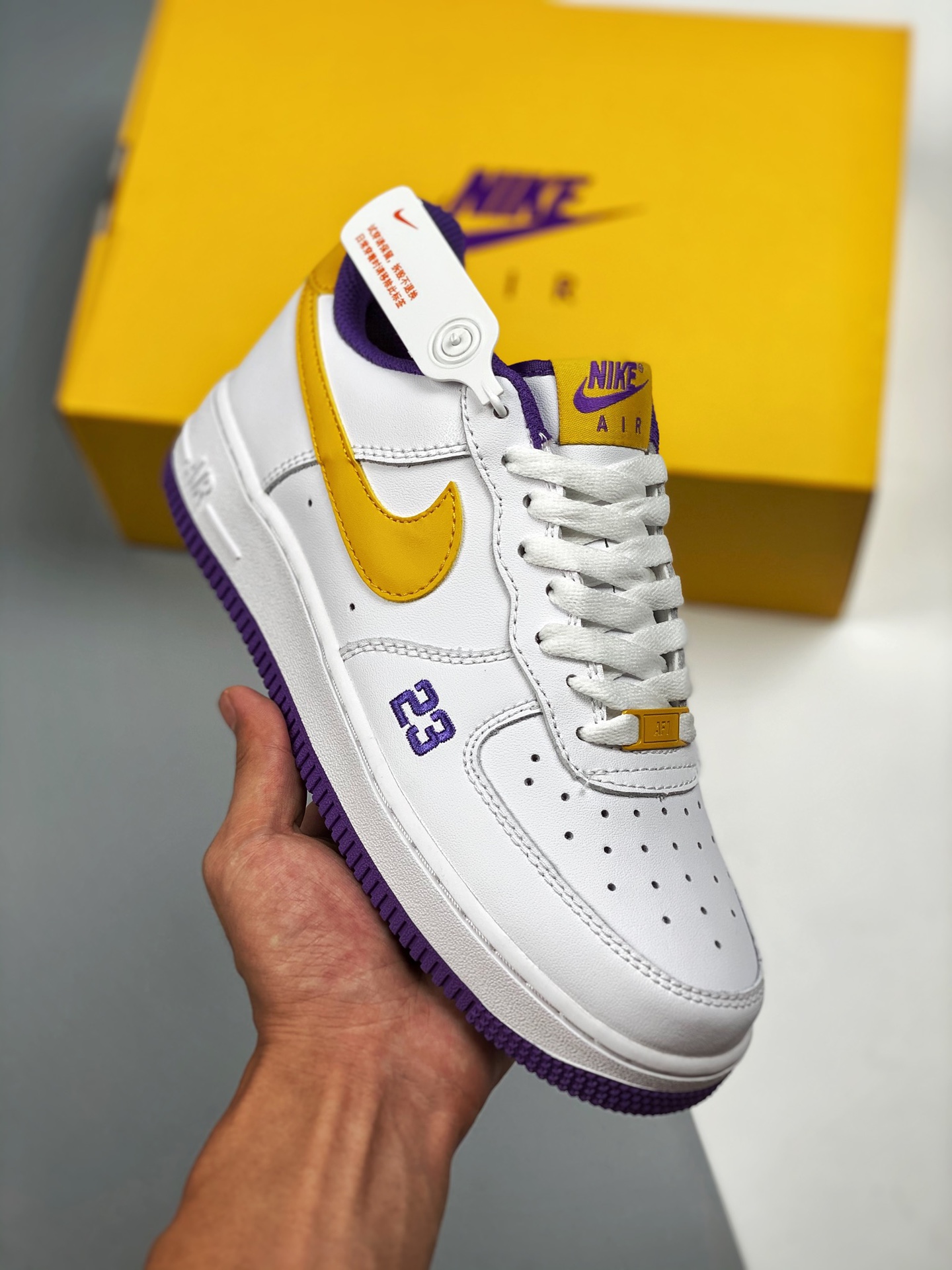 Oferta especial 👋👋 WMNS Air Force 1'07 Lakers, nivel original, horma y plantilla originales, creando el estilo autént…