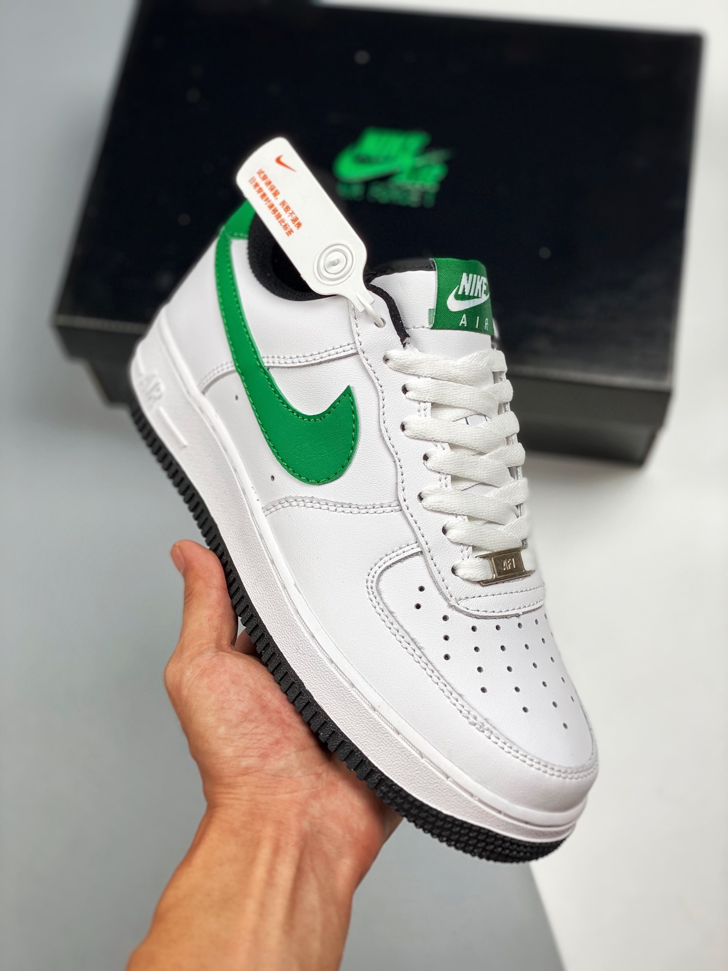 Oferta especial 👋👋 Nike Air Force 1 blanco y verde, nivel original, horma y plantilla originales, creando el estilo a…