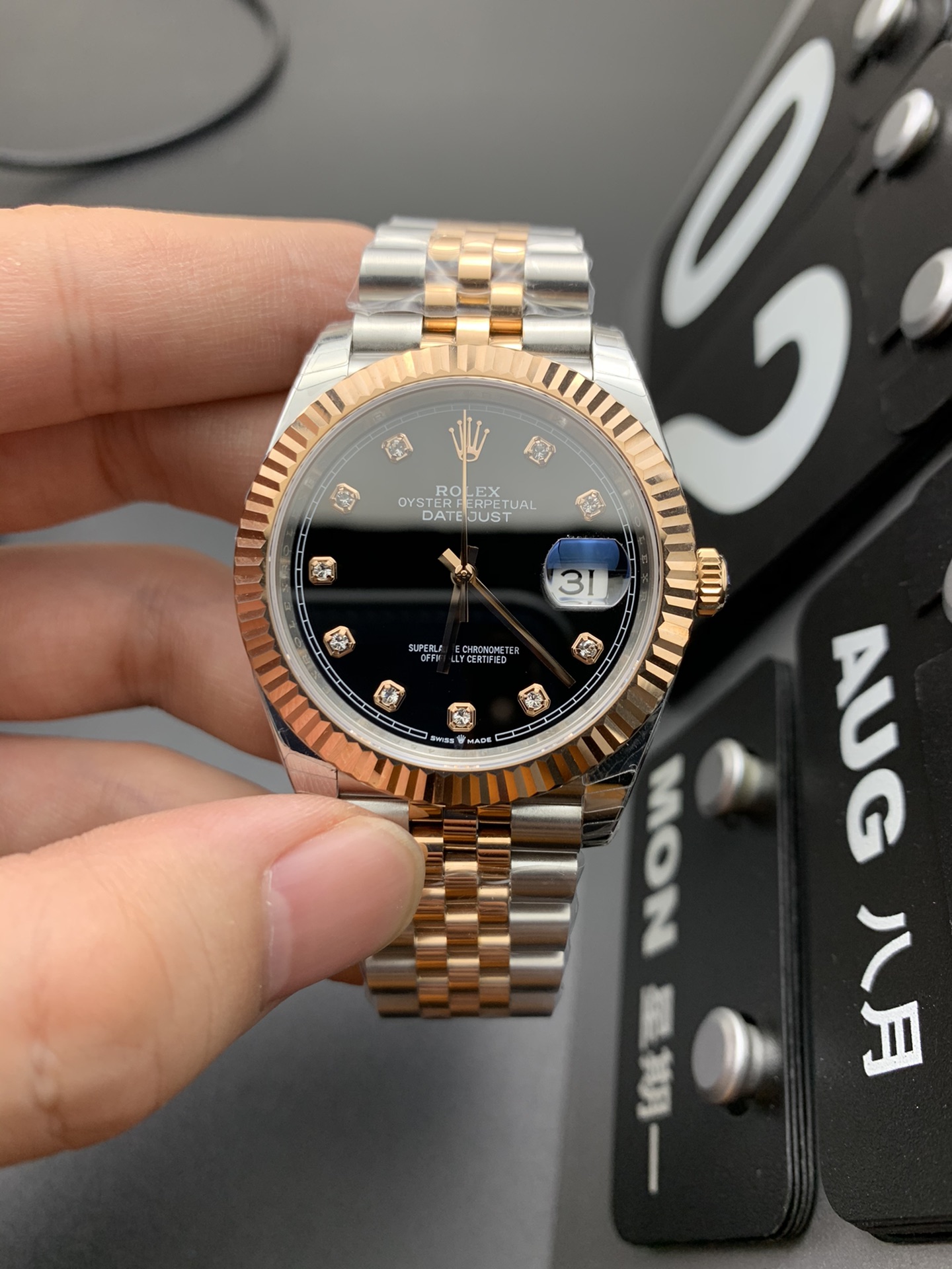 Rolex 玫瑰金日志