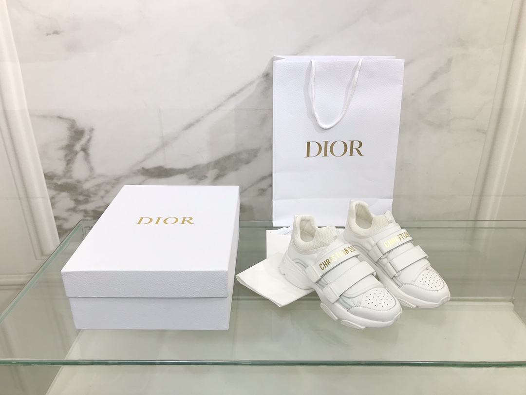 Dior 1:1
 Shoes Sneakers Cowhide TPU Casual
