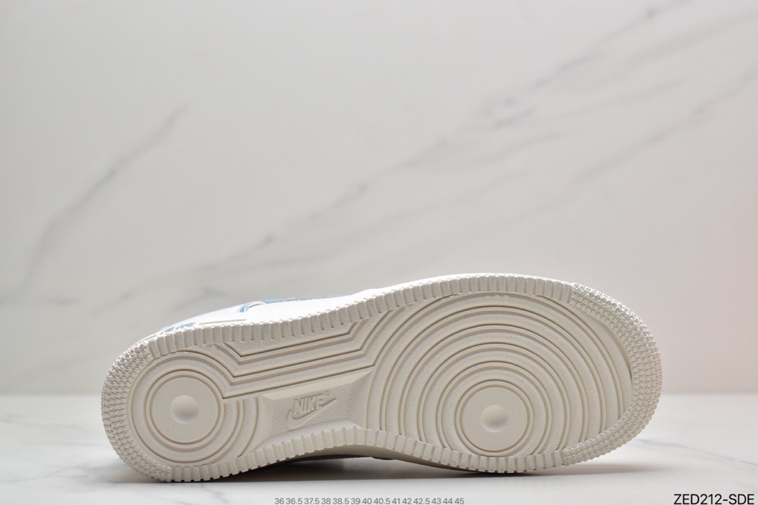 260 耐克Nike Air Force 1 Low 白蓝满天星 空军一号UH8958-066