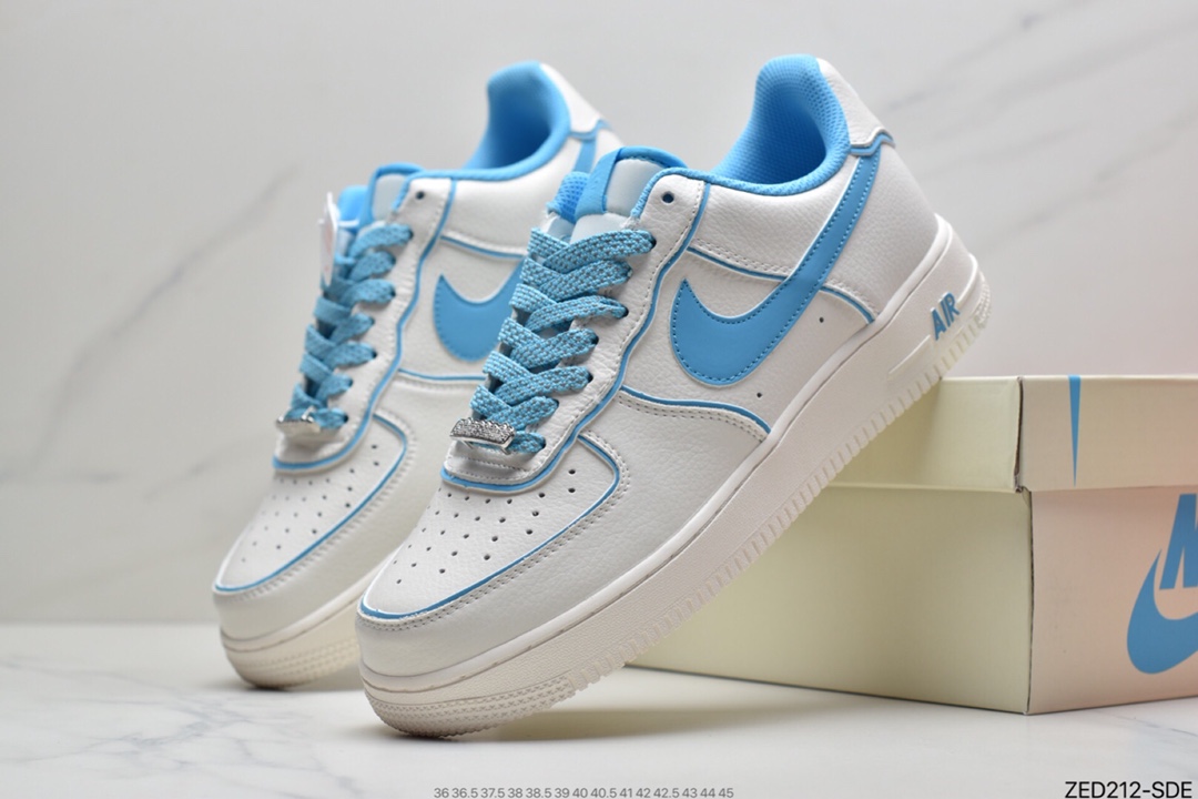 260 耐克Nike Air Force 1 Low 白蓝满天星 空军一号UH8958-066