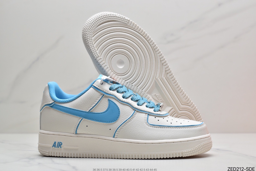 260 耐克Nike Air Force 1 Low 白蓝满天星 空军一号UH8958-066