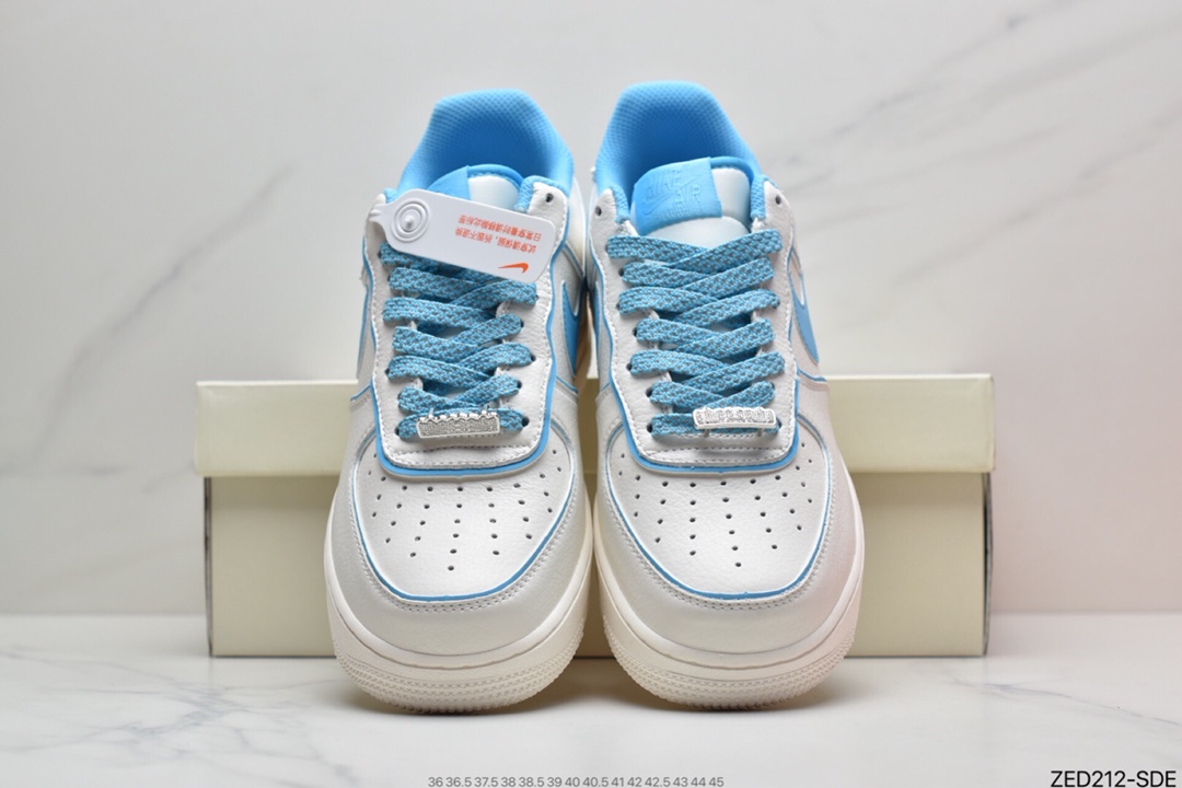260 耐克Nike Air Force 1 Low 白蓝满天星 空军一号UH8958-066