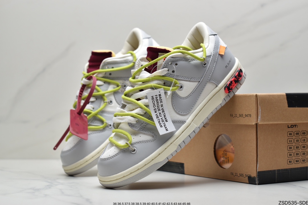 320  Off-White x Nike SB Dunk Low ”The 50”OW联名 DM1602