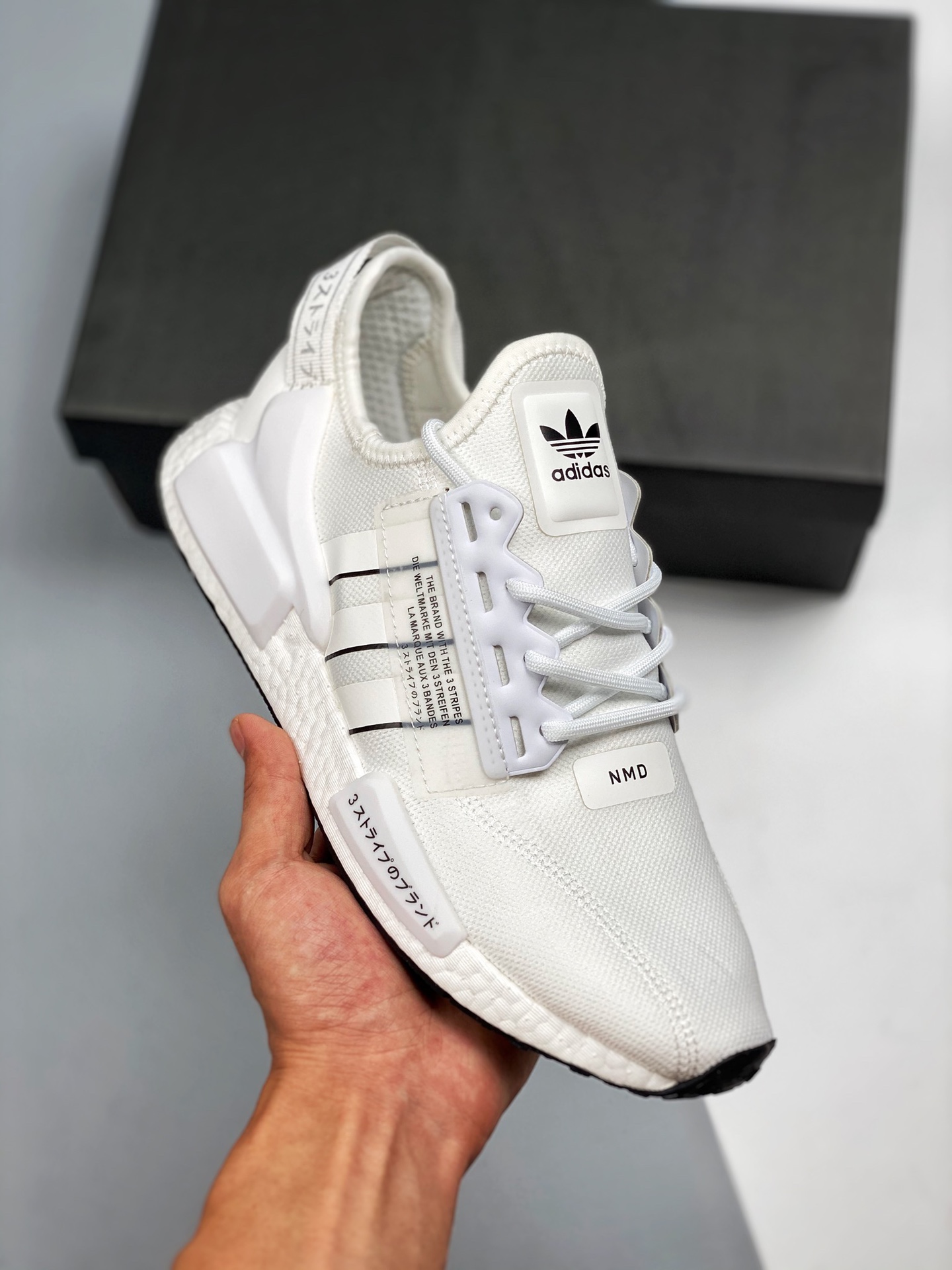 AD NMD _R1 V2 blanco versión Hupu, lanzamiento sincronizado en tienda ‼️ Almacenamiento en stock, suministro estable du…