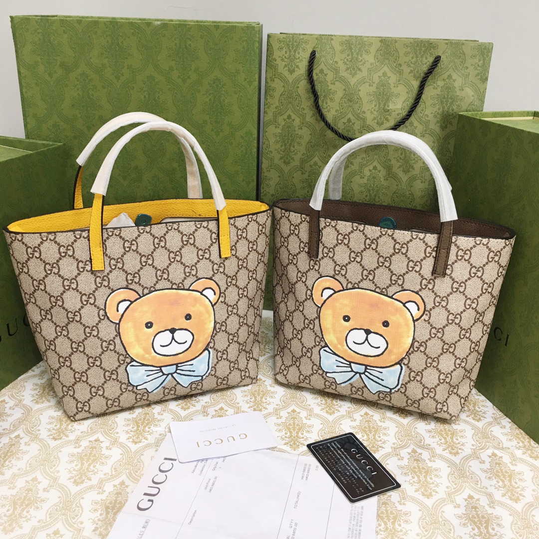 Bolso tote con cabeza de osito Tamaño: 20*21*10 Empaque: bolsa anti-polvo
