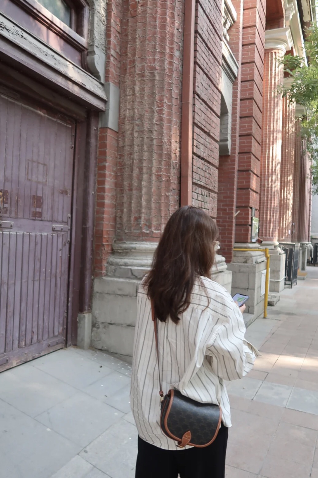 CELINE 2021早春新款马鞍包 191502老花