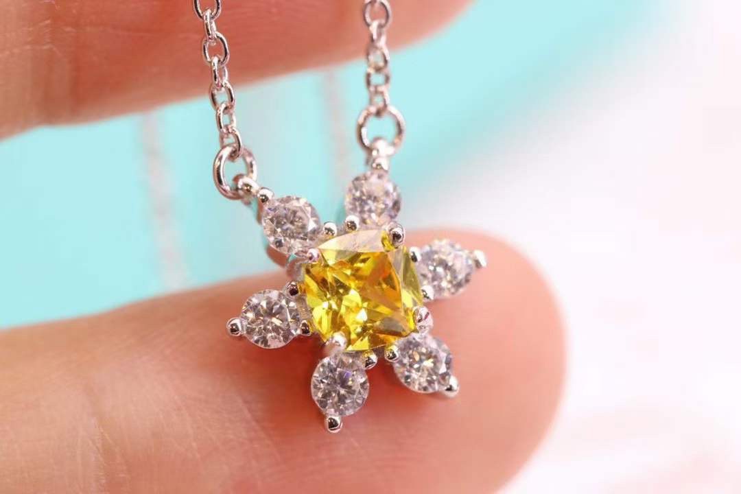 Tiffany & Co. Tiffany&Co. 黄钻花型锁骨项链