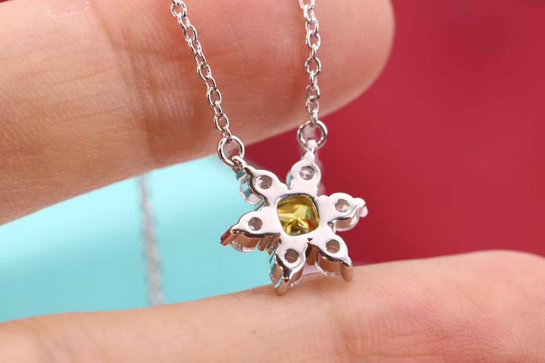 Tiffany & Co. Tiffany&Co. 黄钻花型锁骨项链